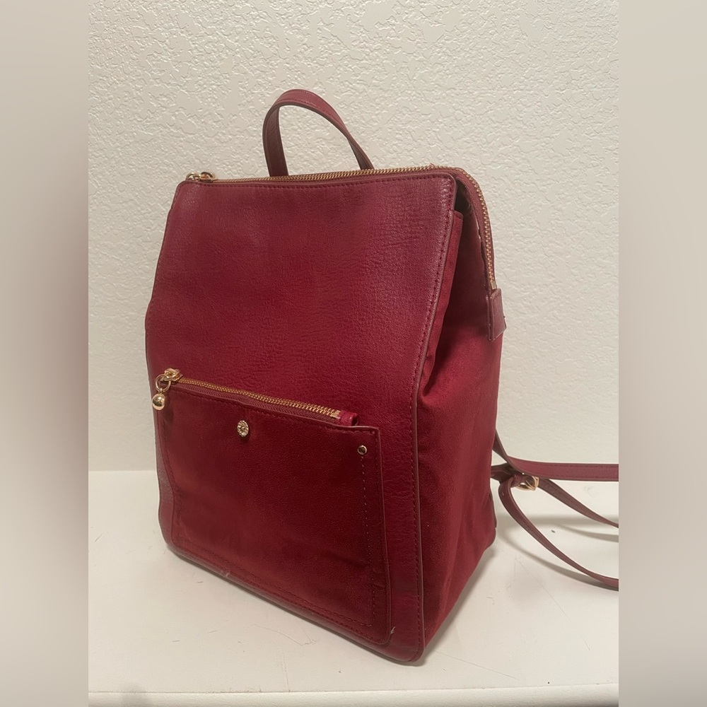 Red Velvet Lauren Conrad LC Backpack Purse